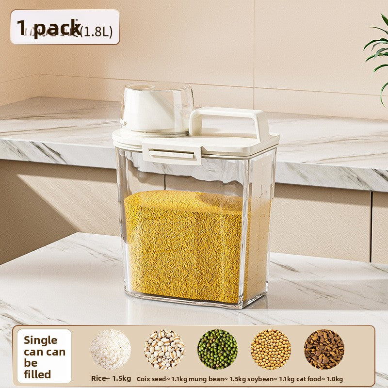 Household insect-proof and moisture-proof sealed rice storage box