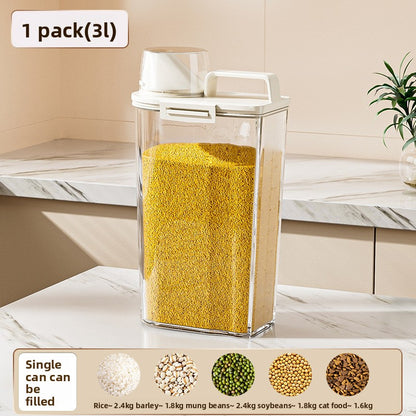 Household insect-proof and moisture-proof sealed rice storage box