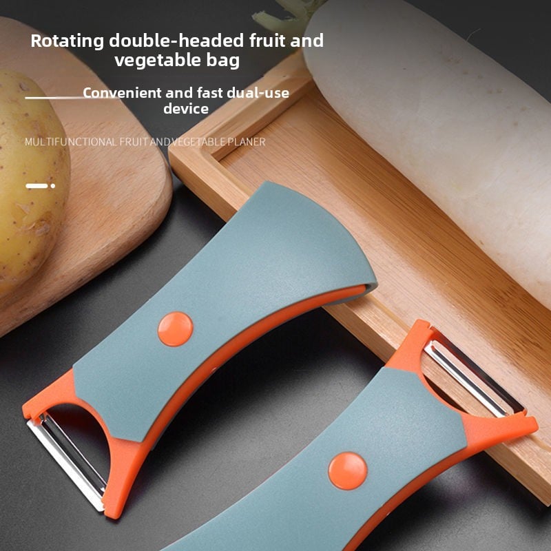 Household Kitchen Gadgets Multifunctional Stainless Steel Plastic Peeler