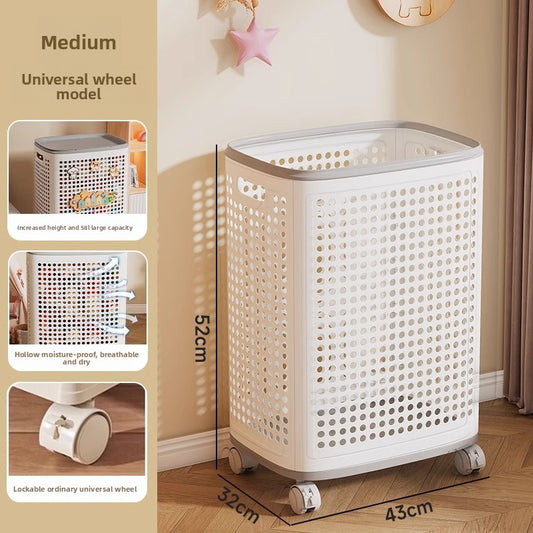 Household large capacity clothes storage basket