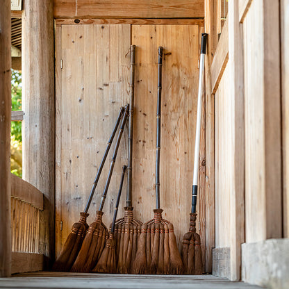 Household Long-Handled Palm Broom with Soft Bristles