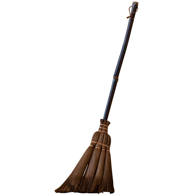 Household Long-Handled Palm Broom with Soft Bristles