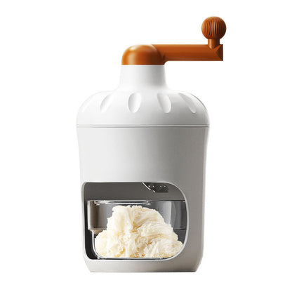 Household Manual Hand Crank Ice Shaver Machine for Snowflake Shaved Ice