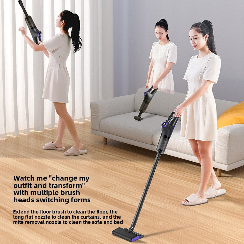 Household multi-functional handheld vacuum cleaner