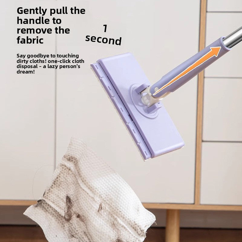 Household Multifunctional Flat Mop with Clips