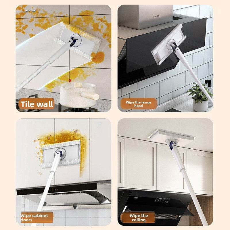 Household Multifunctional Flat Mop with Clips