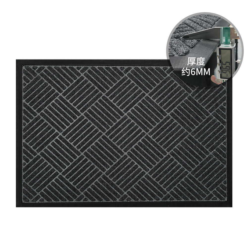 Household outdoor door mat rubber home carpet floor mat entrance door Nordic style commercial polypropylene non-slip foot mat