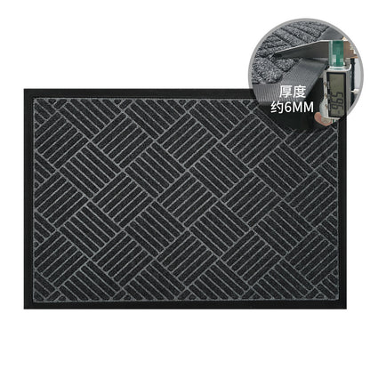 Household outdoor door mat rubber home carpet floor mat entrance door Nordic style commercial polypropylene non-slip foot mat