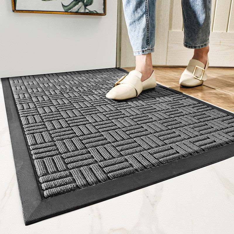Household outdoor door mat rubber home carpet floor mat entrance door Nordic style commercial polypropylene non-slip foot mat