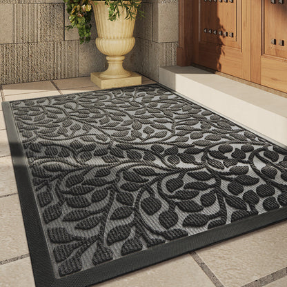 Household outdoor door mat rubber home carpet floor mat entrance door Nordic style commercial polypropylene non-slip foot mat