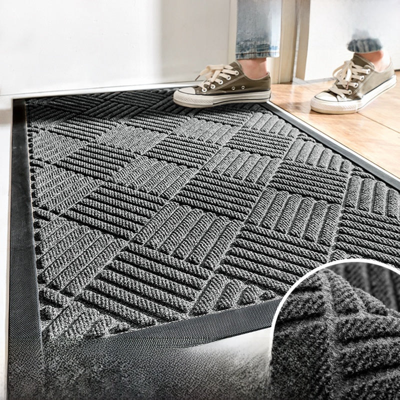 Household outdoor door mat rubber home carpet floor mat entrance door Nordic style commercial polypropylene non-slip foot mat
