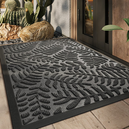 Household outdoor door mat rubber home carpet floor mat entrance door Nordic style commercial polypropylene non-slip foot mat