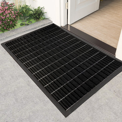 Household outdoor door mat rubber home carpet floor mat entrance door Nordic style commercial polypropylene non-slip foot mat