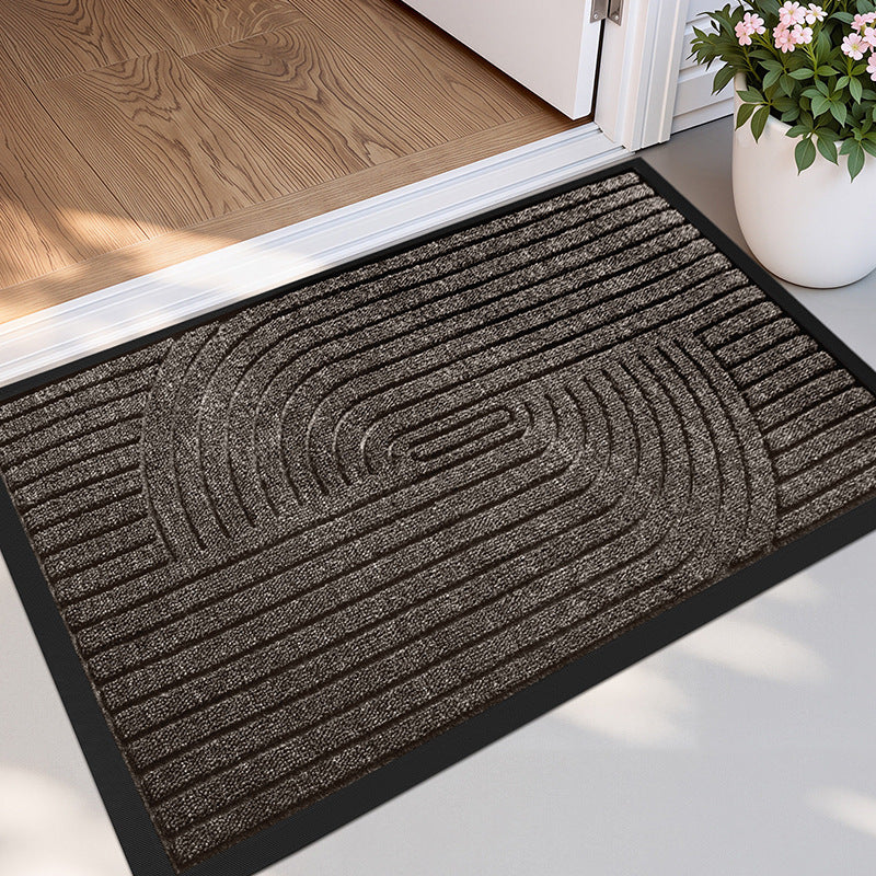Household outdoor door mat rubber home carpet floor mat entrance door Nordic style commercial polypropylene non-slip foot mat