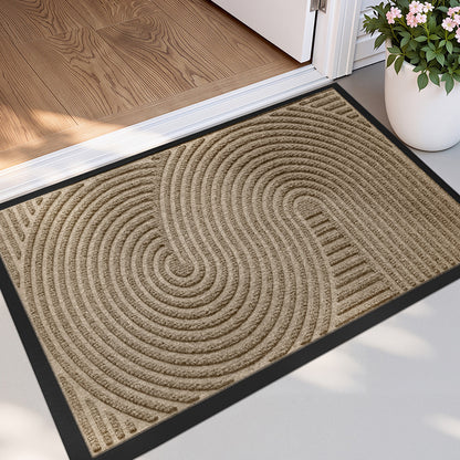 Household outdoor door mat rubber home carpet floor mat entrance door Nordic style commercial polypropylene non-slip foot mat