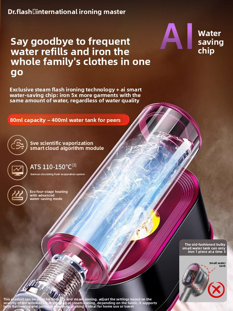 Household small ironing machine - handheld steam electric iron