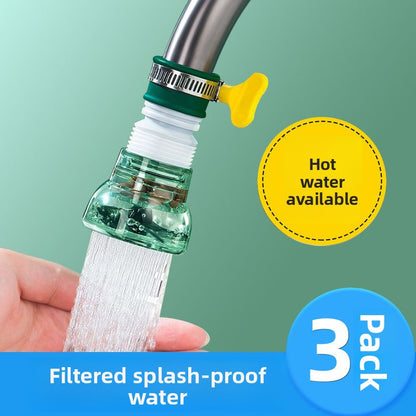 Household tap water universal showerhead extension device