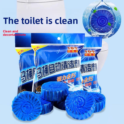 Household Toilet Blue Bubble Cleaner Block Lavender Scented