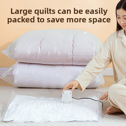 Household transparent vacuum storage bag