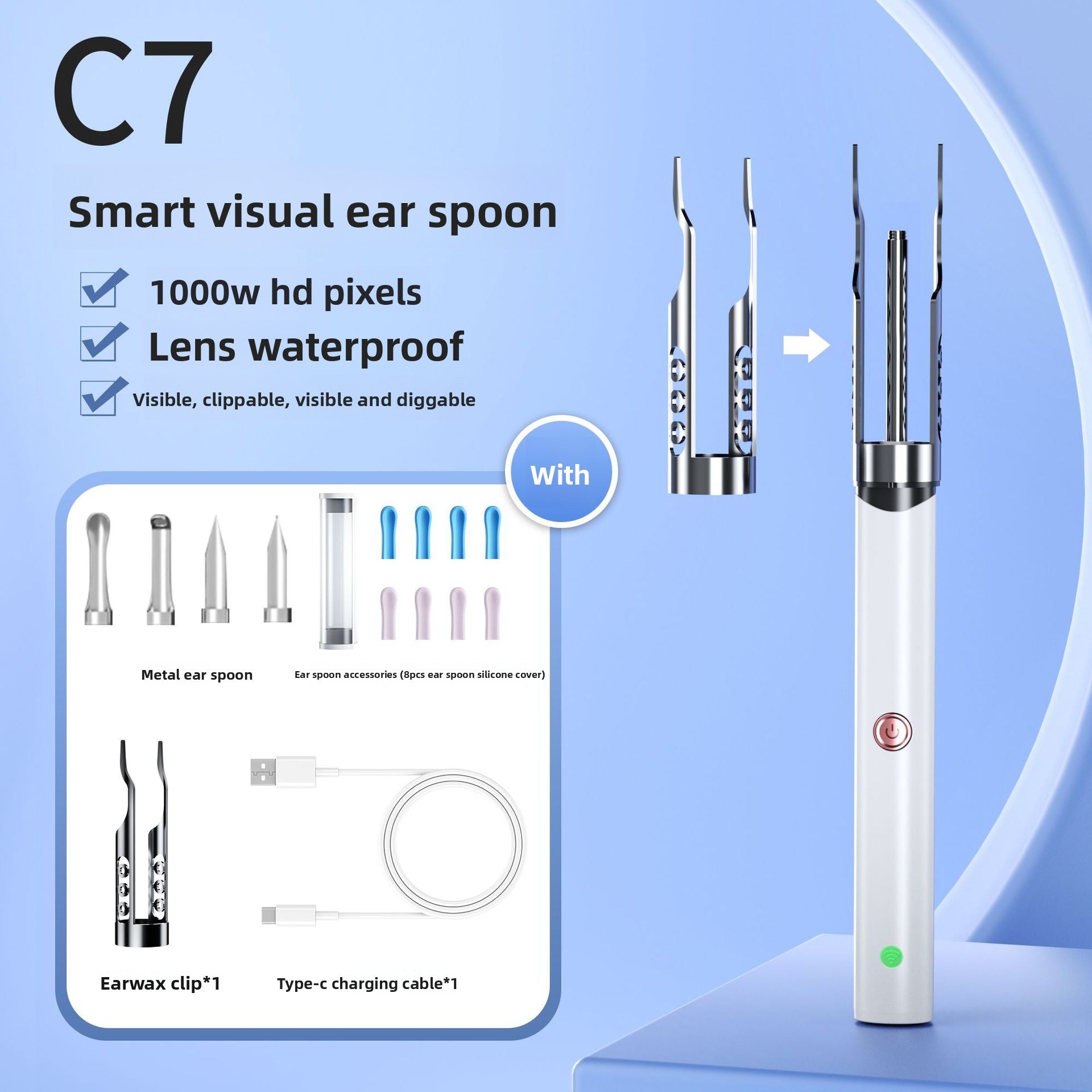 Household visual ear scorer
