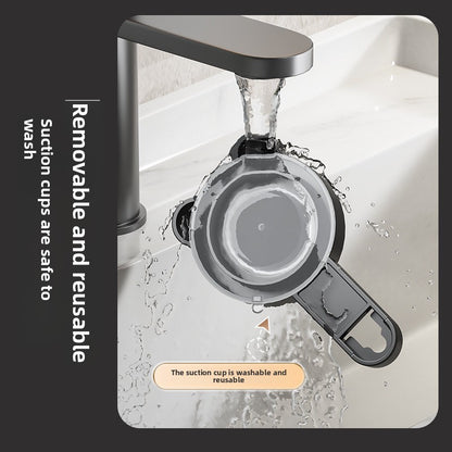 Household Wall Mount Suction Cup Corner Rack