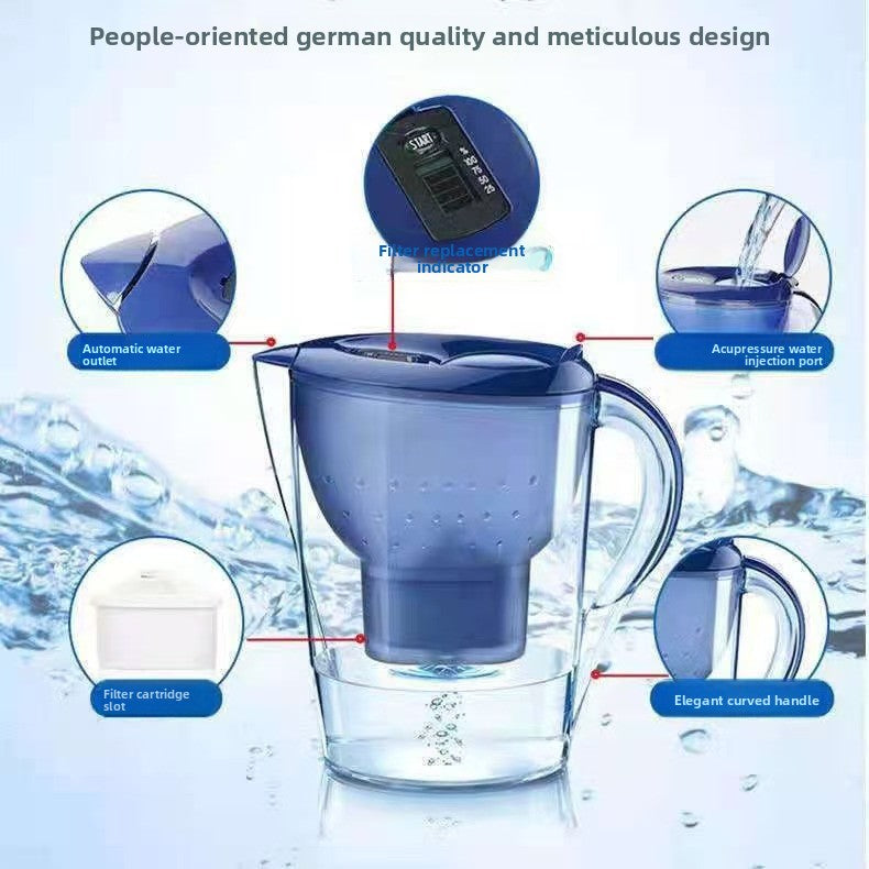 Household Water Filter Jug with Activated Carbon