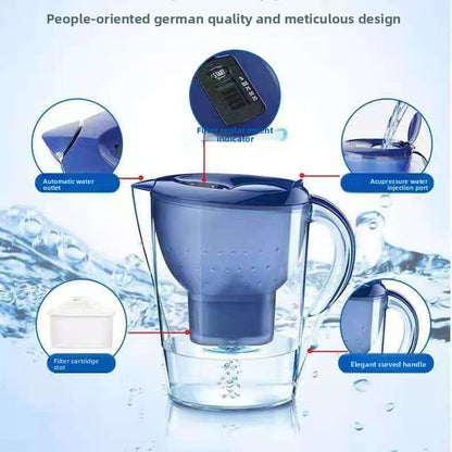 Household Water Filter Jug with Activated Carbon