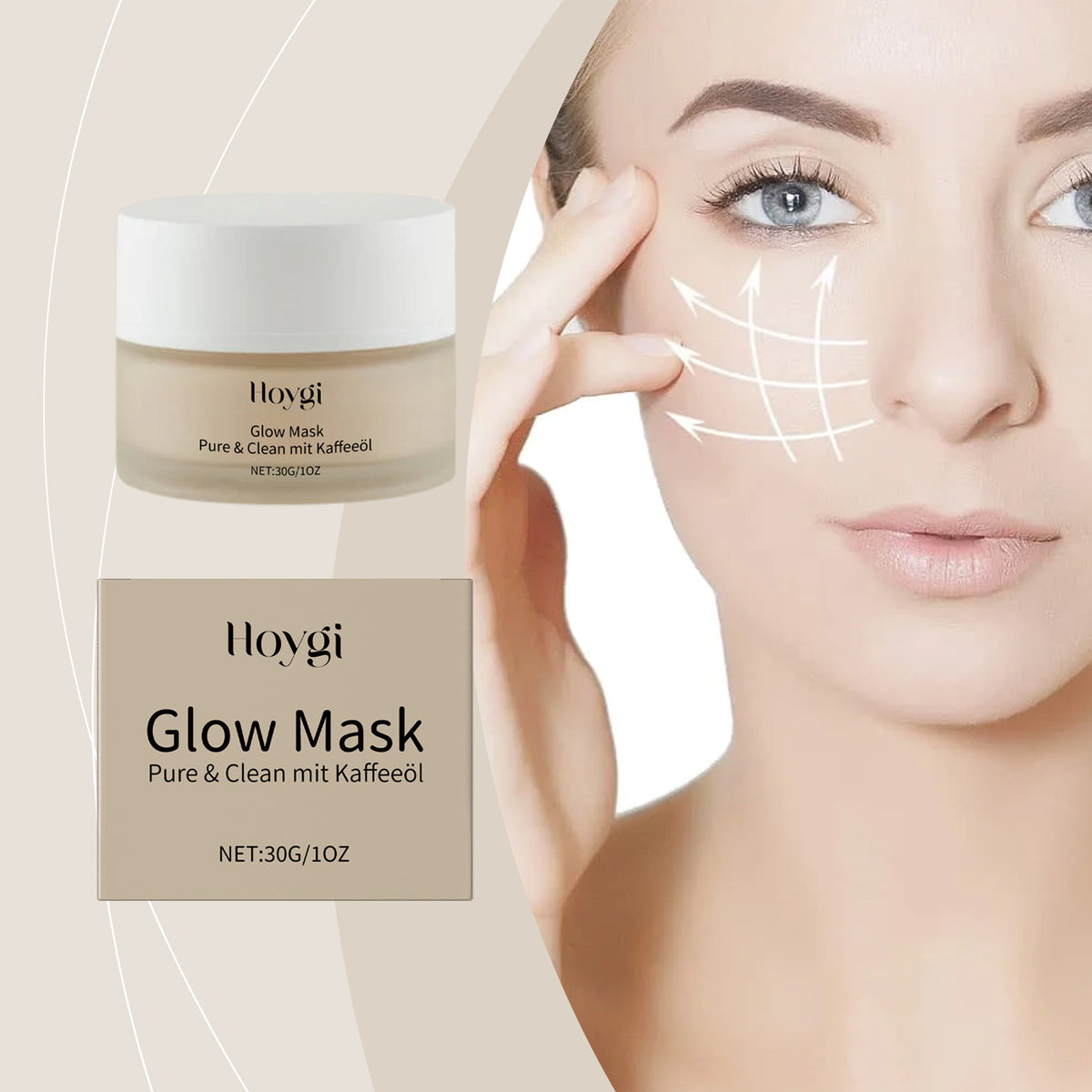 Hoygi Hydrating Facial Mask for Soft Skin