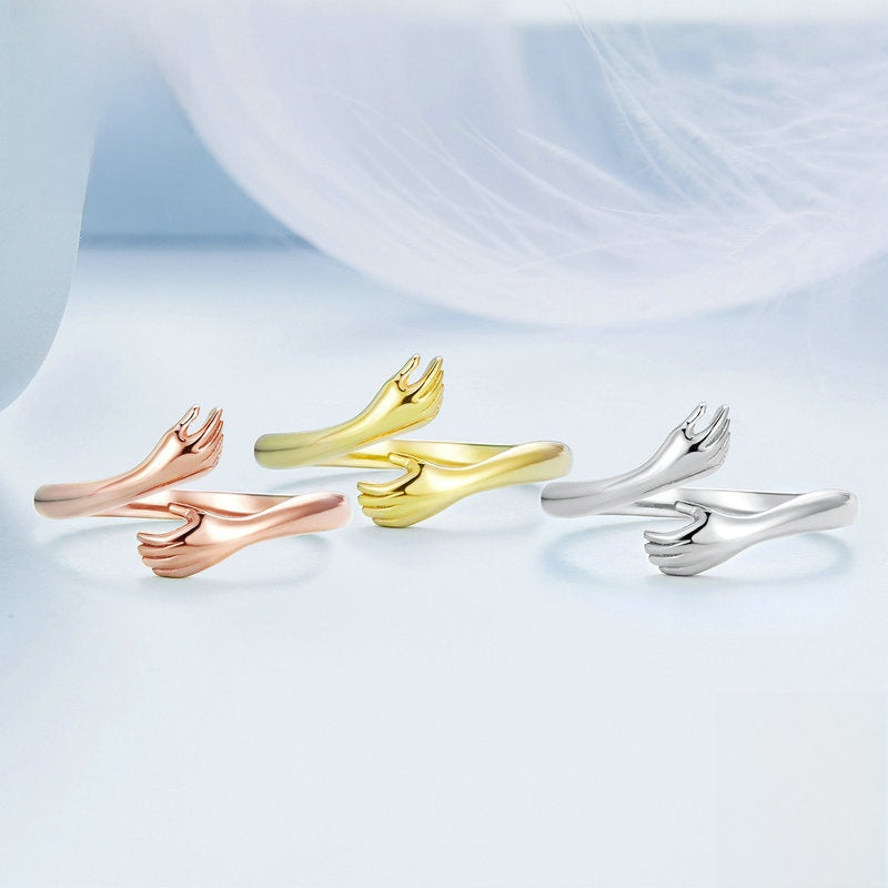 Hug Hands Ring
