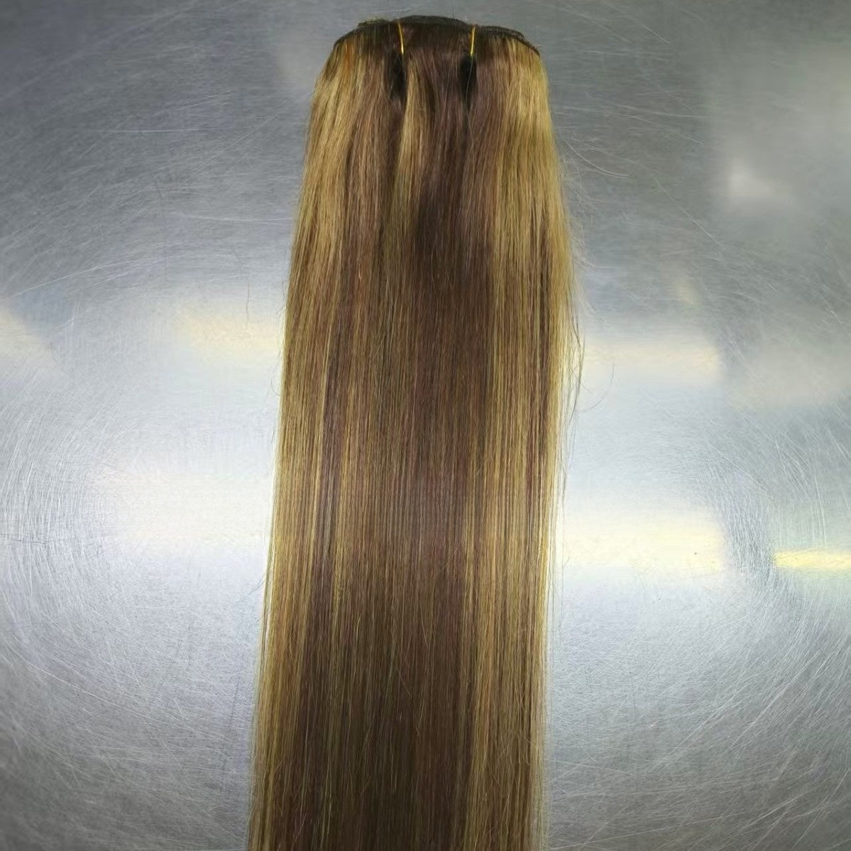 Human Hair Clip in Extensions 8 Piece Set