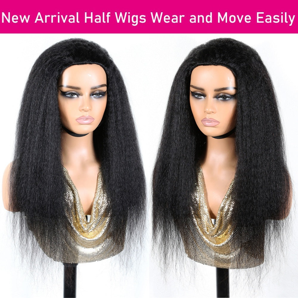 Human Hair Half Wig