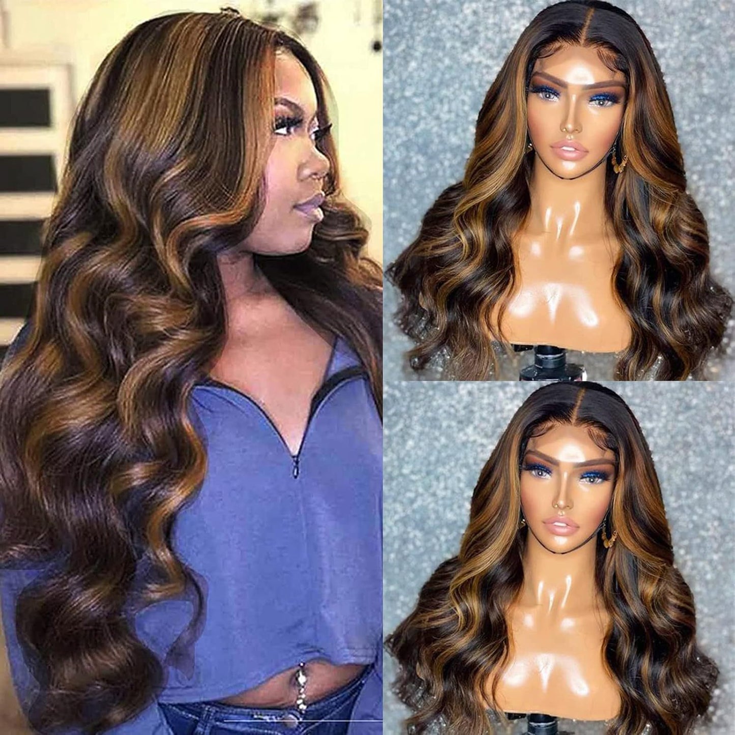 Human Hair Lace Front Wig