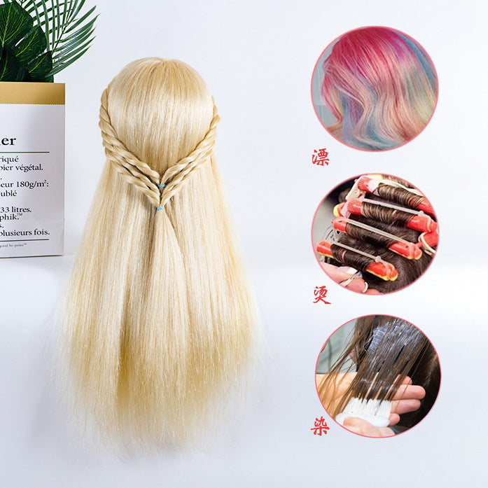 Human Hair Styling Mannequin Head with Shoulder