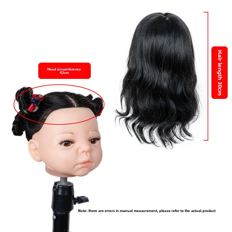Human Hair Styling Mannequin Head with Shoulder