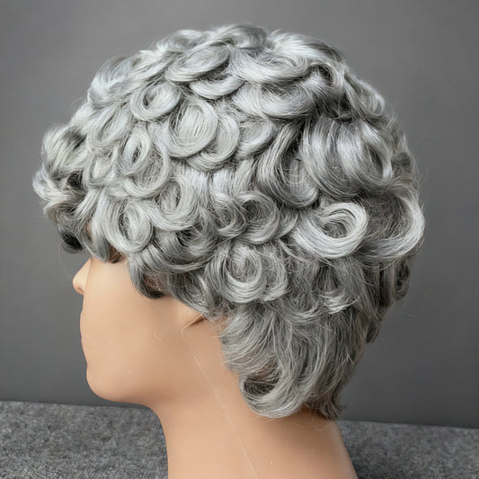 Human Hair Wig with Inner Net