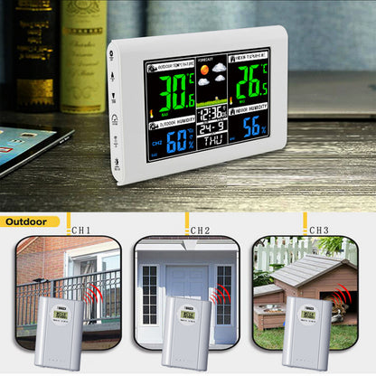 Humidity monitoring alarm clock