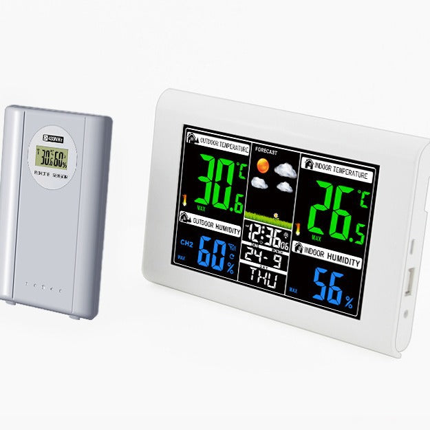 Humidity monitoring alarm clock