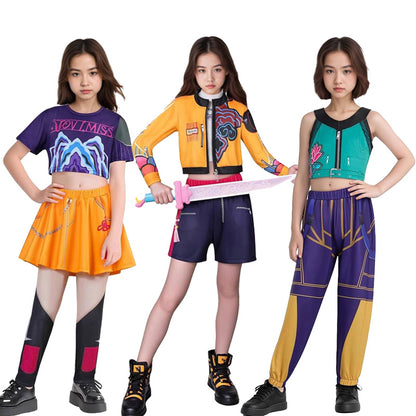 Hunter Girls K-Pop Star Cosplay Costume
