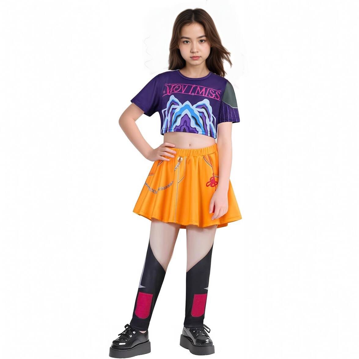 Hunter Girls K-Pop Star Cosplay Costume