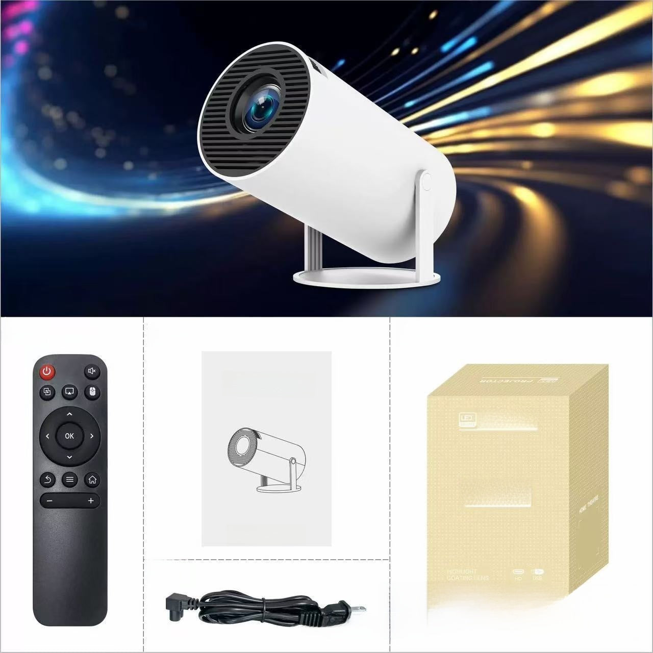 HY300 HD Portable Projector