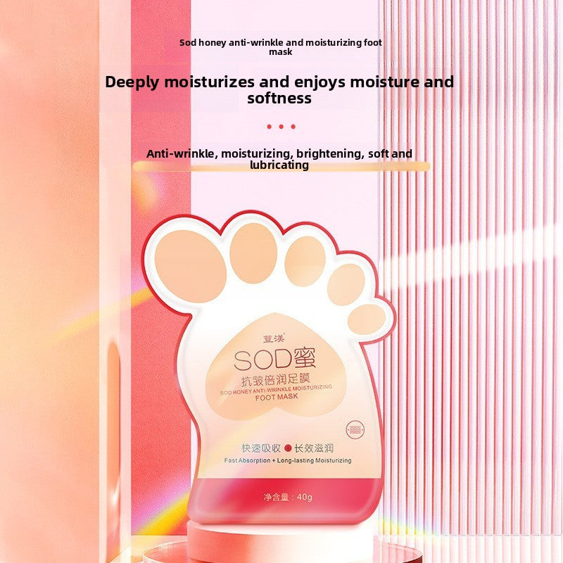 Hyaluronic acid nicotinamide foot care mask