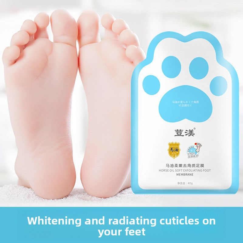 Hyaluronic acid nicotinamide foot care mask