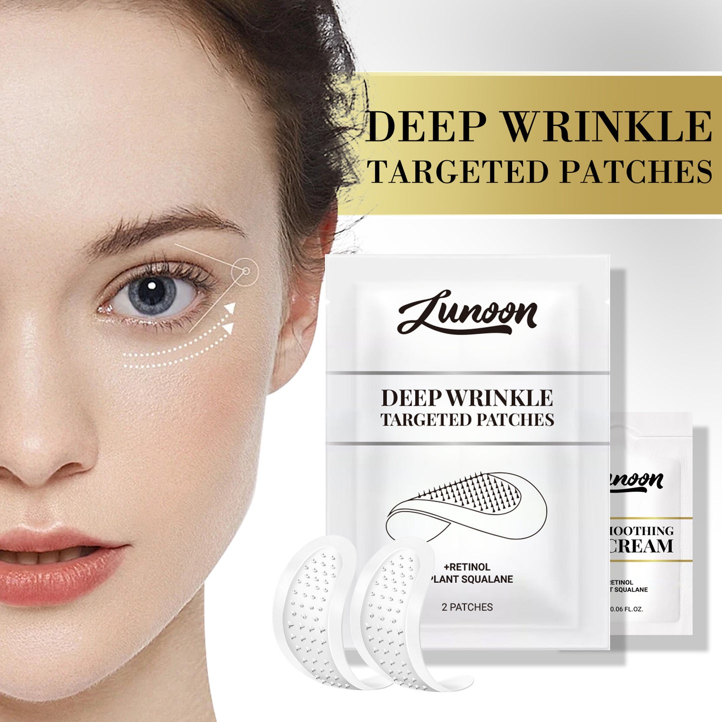 Hydrating and lifting face and eye mask