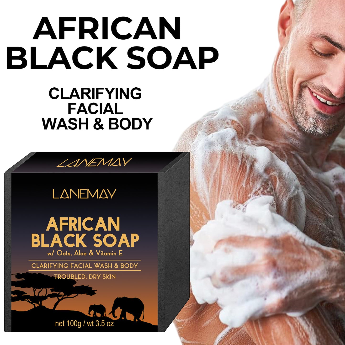 Hydrating and moisturizing soap