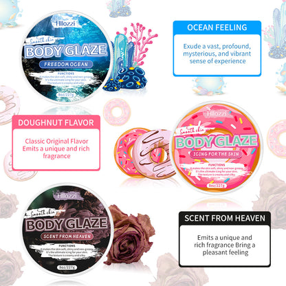 Hydrating Body Glaze Lotion in Multiple Scents