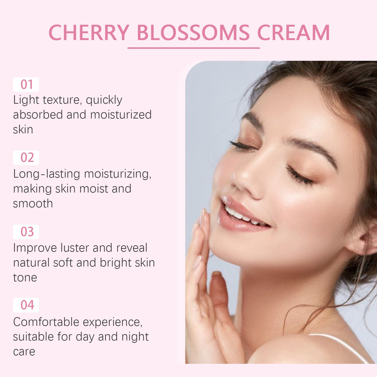 Hydrating Nourishing Facial Skin Smooth Elastic Moisturizing Shine Moisturizing Cream