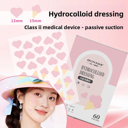 Hydrocolloid acne patch