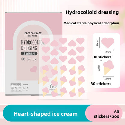 Hydrocolloid acne patch