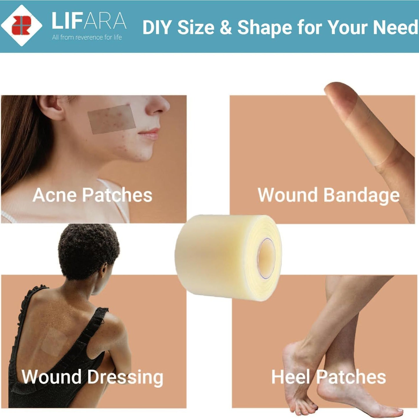 Hydrocolloid Tape Dressing Roll
