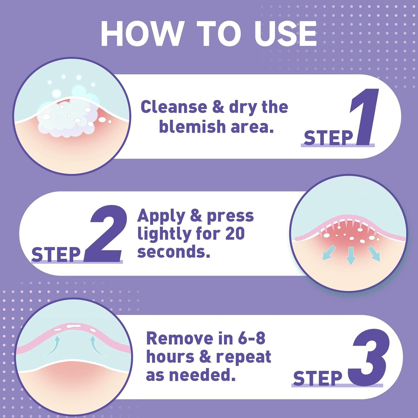 Hydrogel Acne Patches Heart Shape